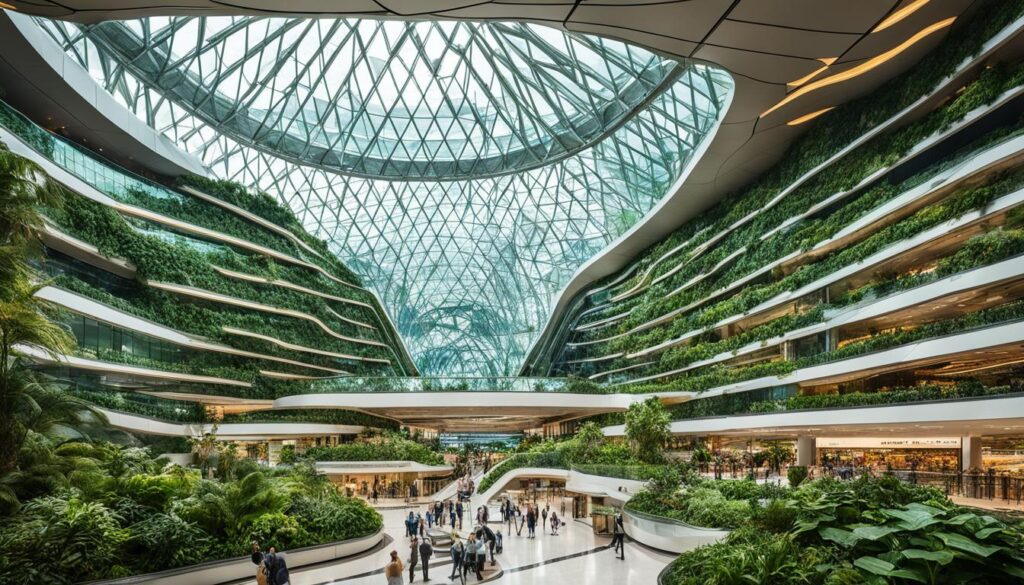 Biophilic Design Example: The Jewel, Changi Airport