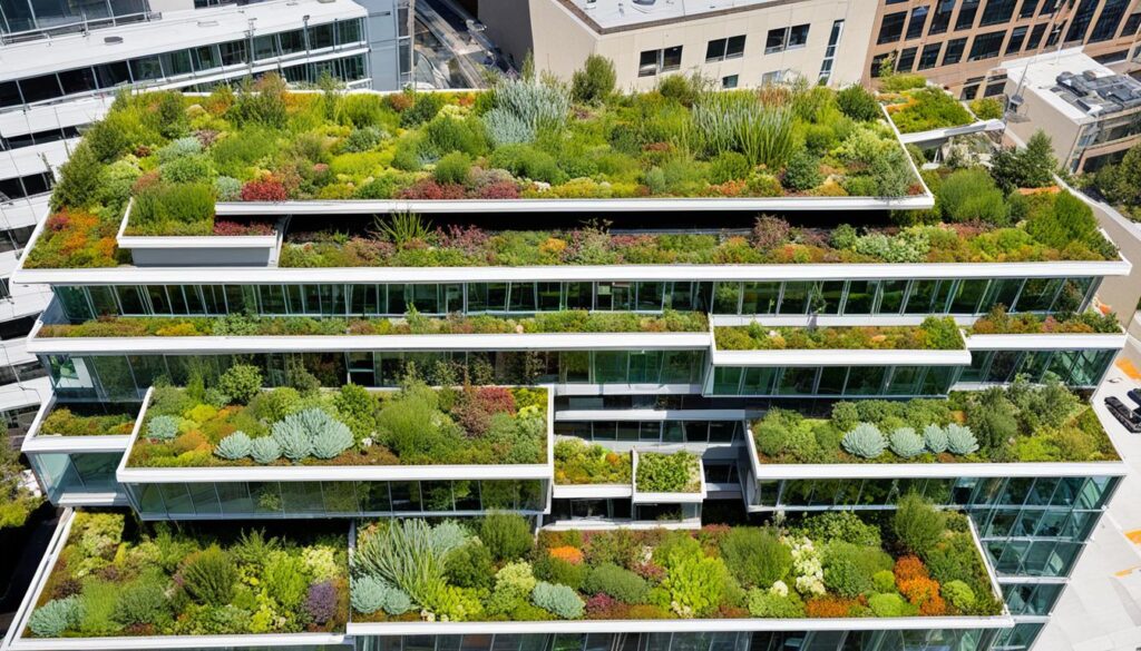 green roofs and living walls